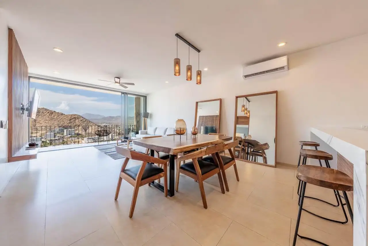 Modern homes for sale in Pedregal smart-home contemporary build with automated lighting, climate control, and sustainable materials