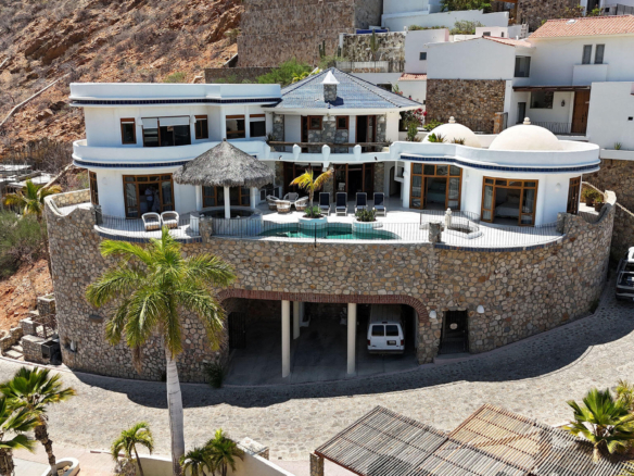 Pedregal Pedregal Csl Commandingly positioned in the exclusive enclave of Pedregal, Casa El Castillo offers rare walkable proximity to downtown alongside total hillside privacy. This 6-bedroom, 7.5-bathroom architectural estate--originally built by fitness icon Ray Wilson--was masterfully oriented to maximize its vantage point. The result is a breathtaking, unobstructed panorama spanning the Cabo San Lucas Marina, vibrant city lights, and dramatic – 175 Camino Grande, Cabo San Lucas, BS