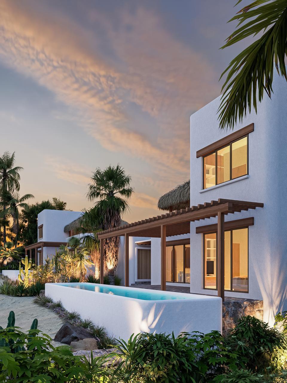 Pedregal Ahorcadita Perched in the sought-after hills of La Ahorcadita, this brand new 2 bedroom residence offers sweeping ocean and mountain – 18 Cotero Puerta del Mar, Cabo Corridor, BS