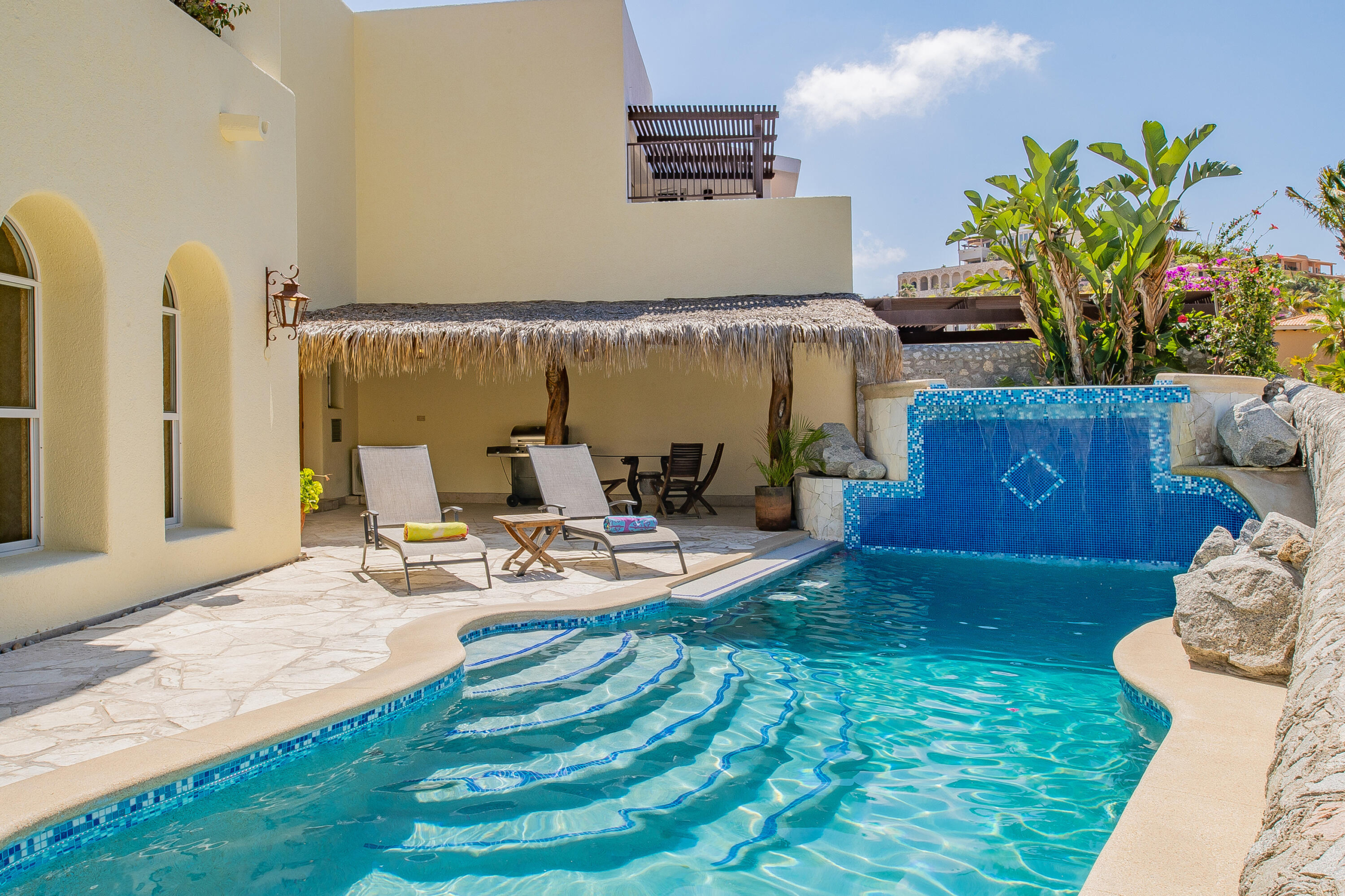 Pedregal Pedregal Csl Casa Bella redesigned encompasses a warm modern style combined with abundant lush landscaping.Situated on a large private corner lot with unobstructed oceans for sale