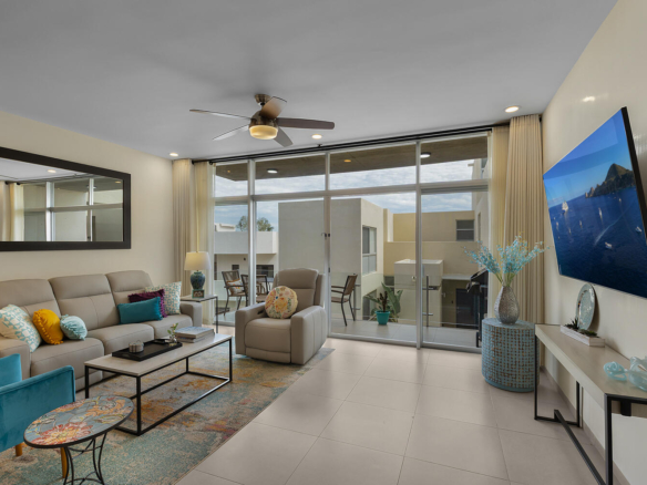 Pedregal Blue Bay-Pedregal Discover one of the best-priced condominiums located within the prestigious gated community of Pedregal. This single-level residence offers a highly desirable open concept layout, almost 2,000 Sq Ft, including three large bedrooms and three large newly renovated baths with walk-in showers. Two of the bedrooms feature spacious furnished patios while the open living area boasts a furnished patio with gas grill, ready for entertaining. This stunning Blue Bay Plus condominium is also an excellent rental opportunity. Ideally situated within walking distance to downtown Cabo San Lucas, the marina, and the beach, this residence combines luxury, comfort, and convenience. The condo has been redesigned and beautifully furnished, Ownership also includes access to Pedregal's exclusive amenities, such as gated security, semi-private neighborhood pools, tennis and pickleball courts, Blue Moon Park, and on-site restaurants. Additionally, owners may opt to become members of the Pedregal Mountain Club, offering world-class fitness, spa, dining, and social amenities.This property represents a rare opportunity to own a luxury, move-in-ready condo in one of Cabo's most sought-after communities. – 701 Camino bonito oriente, Cabo San Lucas, BS