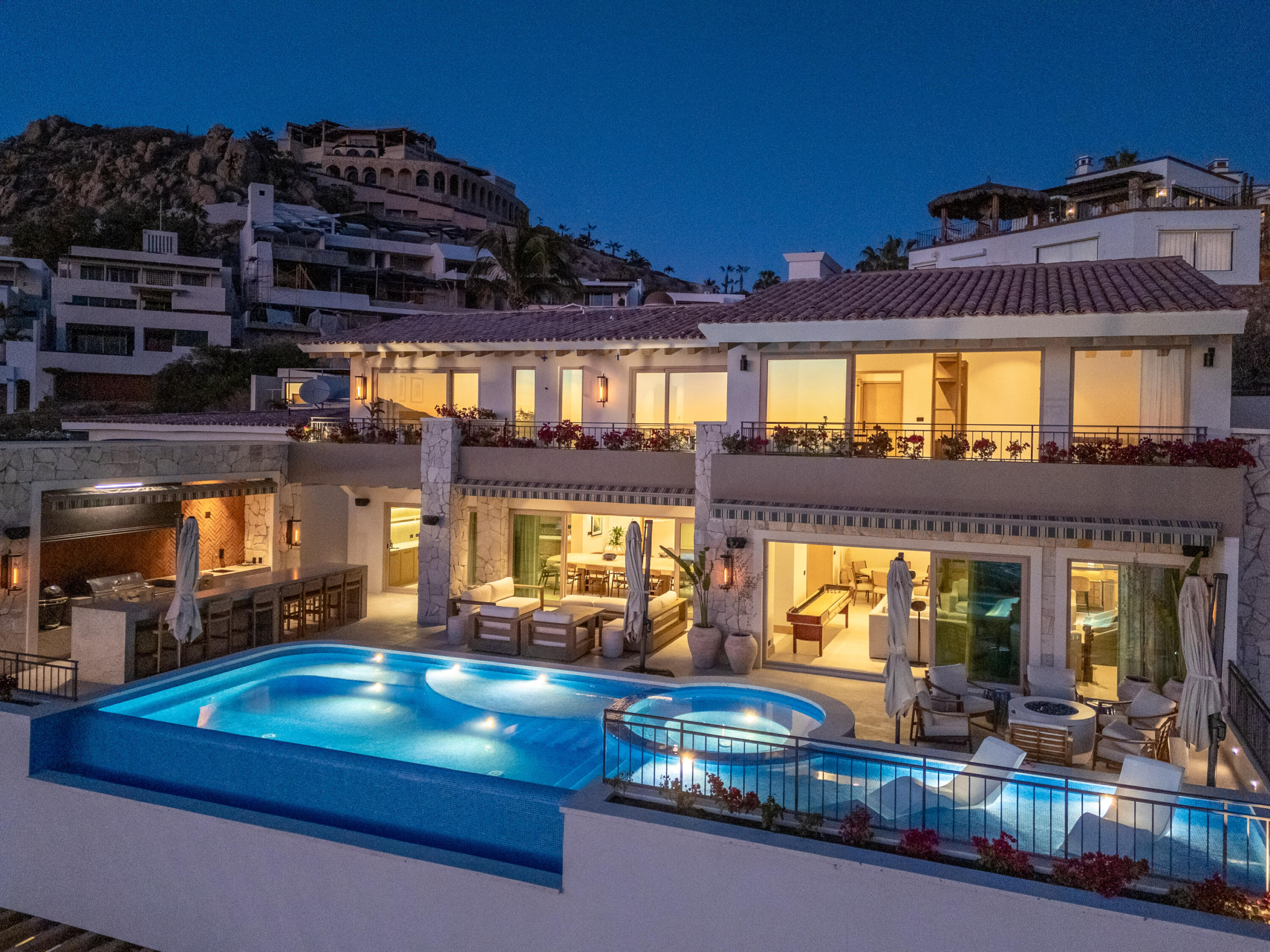 Pedregal Pedregal Csl Where the Pacific becomes your private theater.Perched on the cliffs of El Pedregal, Milichichi is a rare convergence of architectural precision and raw natural drama. From every level of this four-story residence, the Pacific stretches endlessly before you -- and during the season, whales breach and call close enough to hear from the comfort of your deck. This is not a for sale