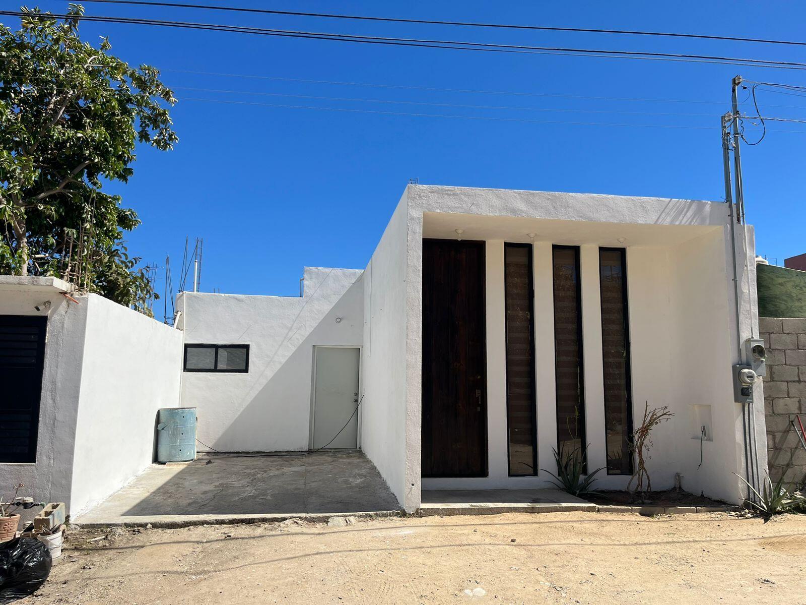 Pedregal Csl N-E Of19:Genral This is a white canvas project. Ideal for those people looking a place to take full advantage of its potential as main residence or rental property. Property features: Three bedrooms and three bathrooms. Laundry room. Three AC mini splits and silling fans. Water heater. Water pump. 18,000 liters water cistern. Gas Tank (150 liters). Kitchennete.Asking price is in pesos: – Casa Miranda, Cabo San Lucas, Cabo San Lucas, BS