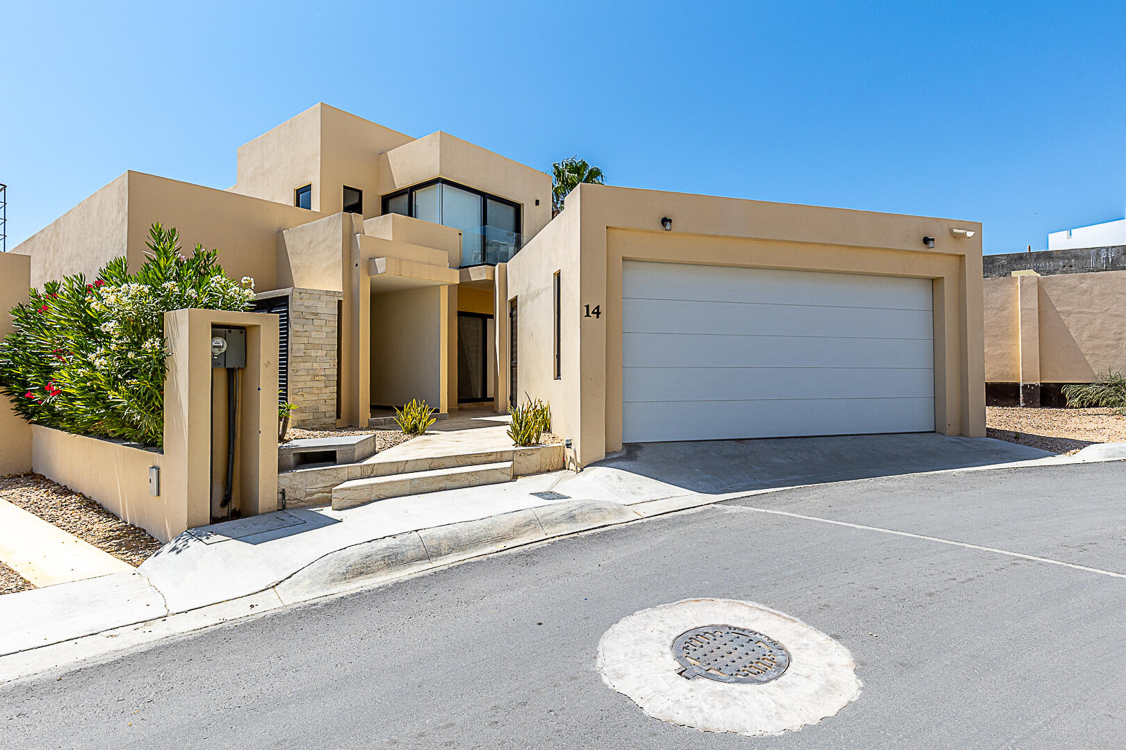 Pedregal Los Barriles This unique property is in a prime location.Just steps from the beautiful beaches of Los Barriles.You are in town so walking to multiple restaurants and shops is easy without a car.Upon entering from the street, on your left is the first garage with an attached bedroom,bathroom and a covered patio.The main house has 1 bedroom, 1 1⁄2 bathrooms, kitchen, dining area, laundry room and livingroom that opens to a large covered patio. On the other side of the patio are 2 bedrooms and 2bathrooms.Directly behind the 2 bedrooms and bathrooms is a casita with 1 bedroom, 1 bathroom, fullkitchen, dining area, living room, laundry room and covered patio.There is also a detached extra deep garage in the back of the property for storing cars, sideby sides, quads or gear. This 5-bedroom, 5.5-bathroom property with 2 garages and 2 laundry rooms is ideal for a winter getaway and offers great rental income opportunities. – Crispin ceseña, Cabo Corridor, BS