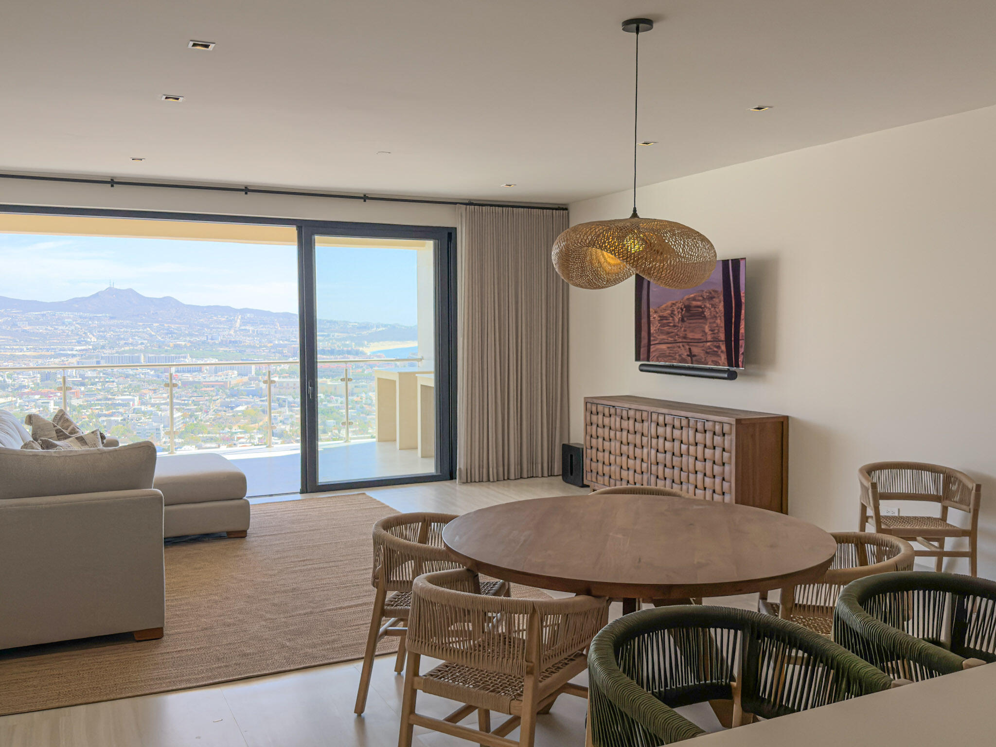 Pedregal Monteluna Experience elevated living at Monteluna at Pedregal, an exclusive low-density community in Cabo San Lucas. Located on the seventh floor, this condominium is part of a recently completed building and has not been previously occupied, offering a fresh and move-in-ready residence. It features panoramic for sale
