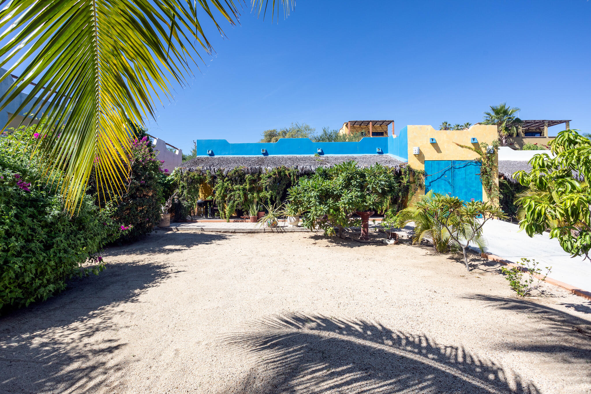 Pedregal Los Barriles Charming 2-bedroom, 1.5-bath home located in the heart of Los Barriles, just one block off the main street for ultimate convenience while still offering privacy. This fully walled property provides security and a peaceful setting, perfect for full-time living or a Baja getaway.The home features a functional layout with comfortable living spaces and great natural light. An oversized one-car bodega offers ample storage for tools, gear, or outdoor toys--ideal for the Baja lifestyle.Situated within walking distance to restaurants, shops, and the beach, this property delivers unbeatable location and value. Priced to sell, this is an excellent opportunity to own in one of the most desirable areas of Los Barriles. – Juan Felipe Lagos, Loreto, BS