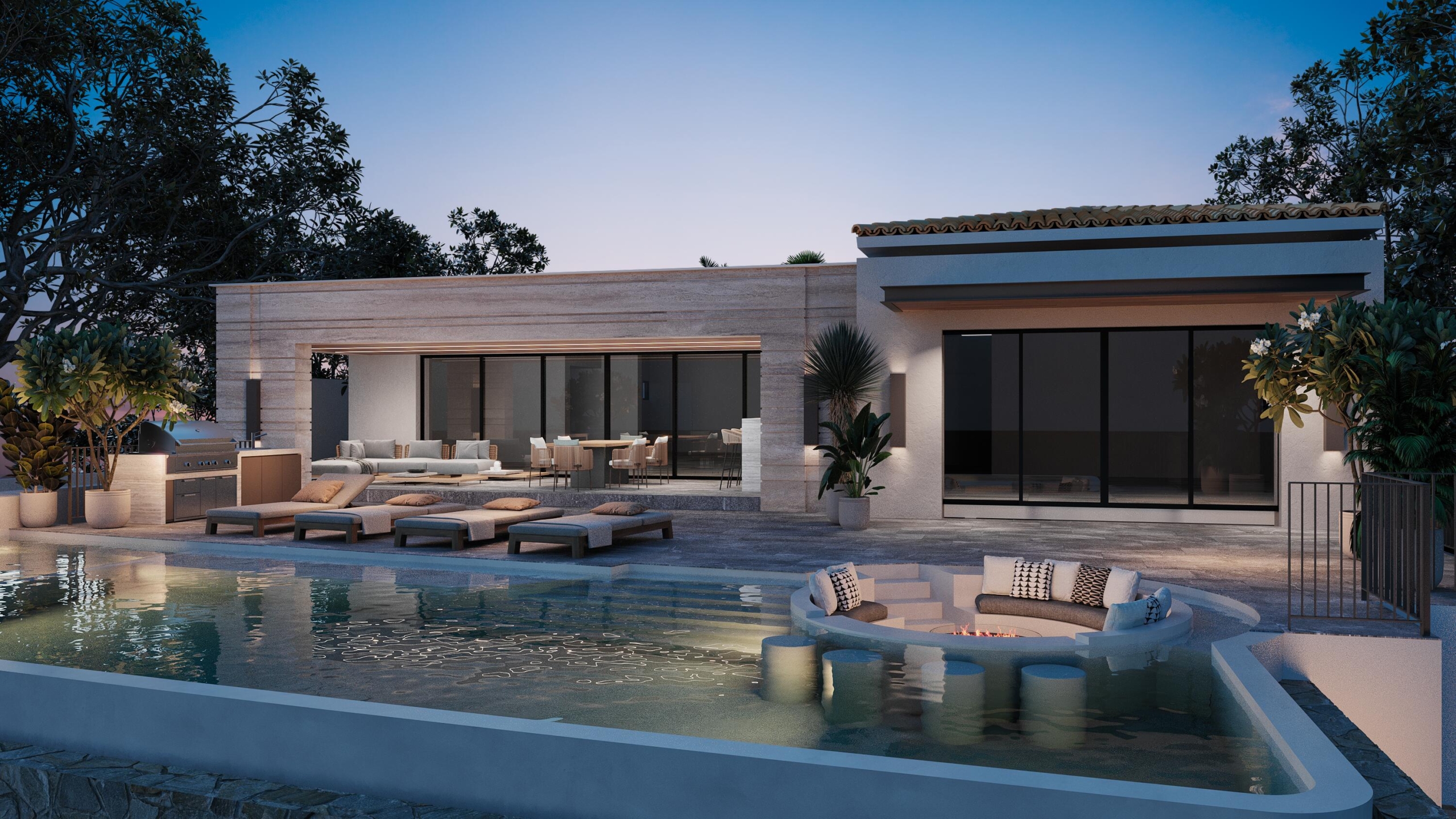 Pedregal Todos Santos-General Casa Corfu brings Mediterranean flare to Todos Santos. This spacious 3 bed 3.5 bath home sits on an expansive half-acre lot, a rare find in Todos Santos, and offers exceptional potential for future additions such as a casita or a pool. The layout creates an easy flow and seamless connection between indoor comfort and outdoor living. The property is situated on the highly desirable beach side of Camino a Las Playitas and is a very short walk to the beach. You will enjoy unobstructed, 360-degree – Las Colinas, Cabo Corridor, BS
