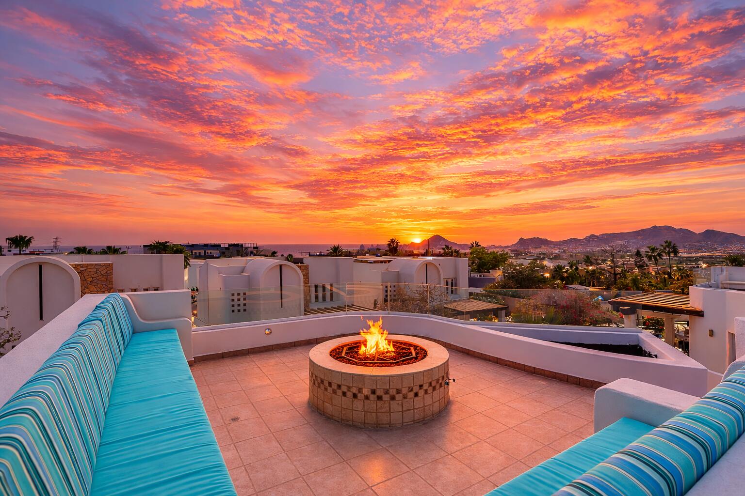 Pedregal Las Playitas Perched above the Pacific coastline, this elegant two-story California Colonial residence captures spectacular sunset – Toscana Casa 14 - Casa Palma, Cabo Corridor, Cabo Corridor, BS