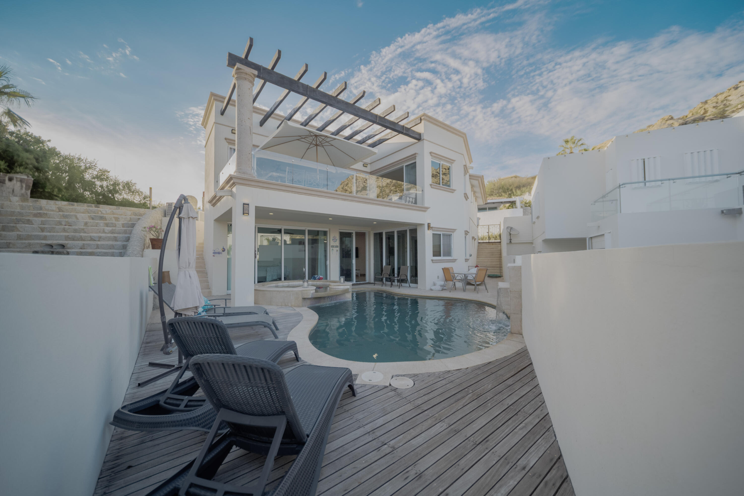 Pedregal Pedregal Csl Perched majestically above the iconic PEDREGAL sign, this rare estate offers the most coveted vantage point in Baja. Experience breathtaking dual for sale
