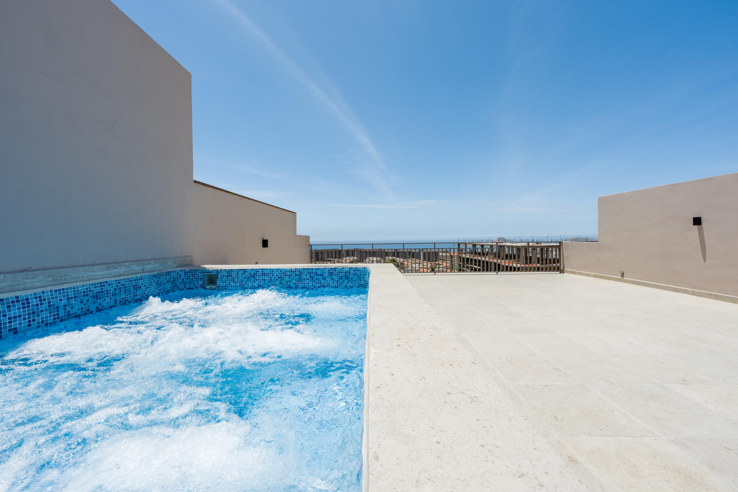 Pedregal The Five FIRE SALE!!!! Turn key, ready to move in!!Discover unparalleled elegance in this sophisticated 2-bedroom, 2.5-bathroom corner condo, perfectly situated in the prestigious Pedregal community. Step into a beautifully appointed interior, where spacious open-concept living meets breathtaking finishes. The kitchen boasts premium appliances, sleek countertops, and elegant cabinetry, perfect for entertaining or intimate gatherings. Each bedroom is a private sanctuary, featuring en-suite baths with high-end fixtures and luxurious details, the building also offers elevator for the residents convenience. The condo also offer its private terrace, pet friendly Access to all Pedregal Amenities: Including the renewed Spa, Restaurants, Tennis Courts, Beach, walking distance to International School "El Camino".Marina, Restaurants and all Cabo attractions are only 10 minutes walking. The condo comes fully furnished and decorated, that includes mexican pieces of art, paintings, black out curtains in all bedrooms and living area, parota furniture in terrace, (only a few personal items will be removed).Escritura, easy to close. for sale