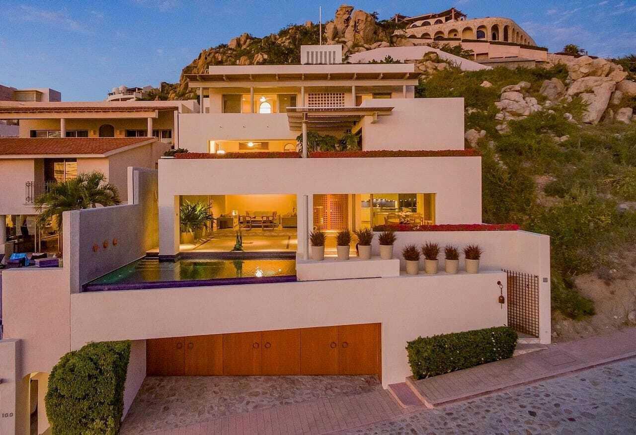 Pedregal Pedregal Csl This architect-designed luxury villa for sale in El Pedregal, Cabo San Lucas sits on one of the most exclusive addresses on the Pacific side of Land's End. Casa Alcaravan offers 6,536 sq ft across 5 bedrooms and 5 bathrooms, with 4,384 sq ft of air-conditioned living space and 3,267 sq ft of decks built for ocean- – Cam. Grande, Cabo San Lucas, BS