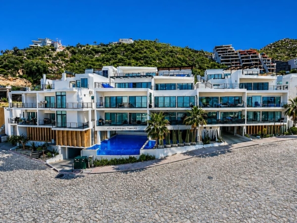 Pedregal Pedregal Towers Pedregal Towers A03 is a rare 3BR/3BA condo in Cabo San Lucas exclusive Pedregal community, walkable to downtown and the marina. Floor-to-ceiling sliding doors connect the living area to a private terrace with city/marina – Camino del Colegio, Cabo San Lucas, BS