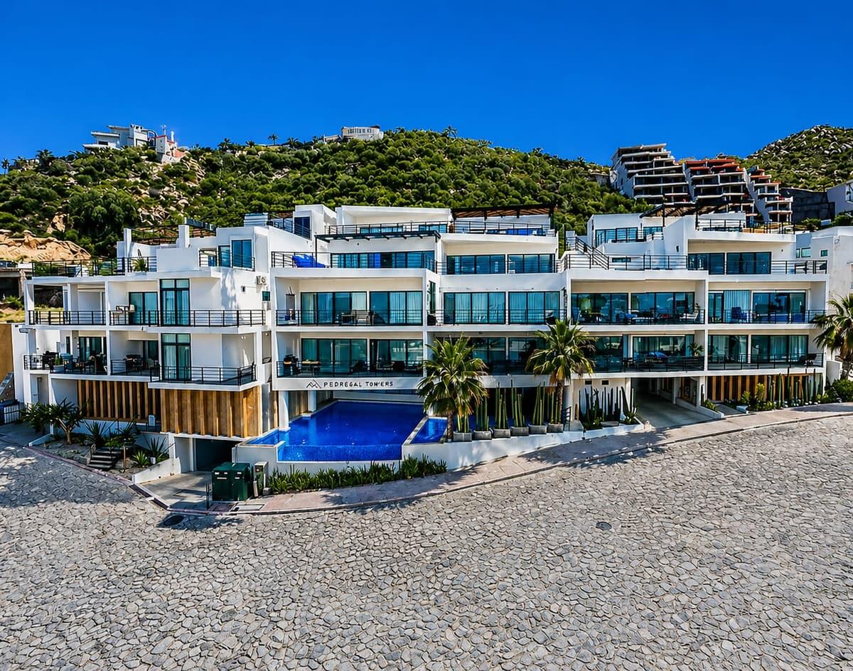 Pedregal Pedregal Towers Pedregal Towers A03 is a rare 3BR/3BA condo in Cabo San Lucas exclusive Pedregal community, walkable to downtown and the marina. Floor-to-ceiling sliding doors connect the living area to a private terrace with city/marina – Camino del Colegio, Cabo San Lucas, BS